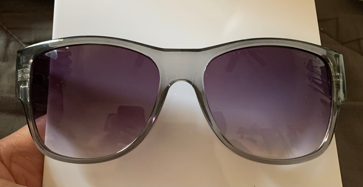 Sunglasses Clear Gray Frame