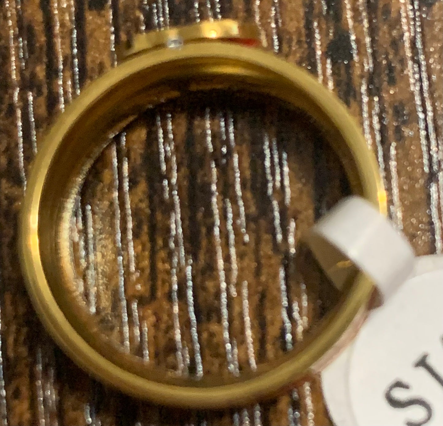 Ring Gold Plated Size 6