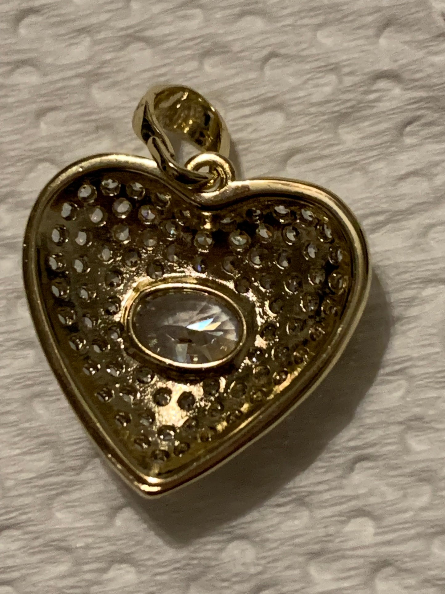 Heart Gold Plated 14k Pendent