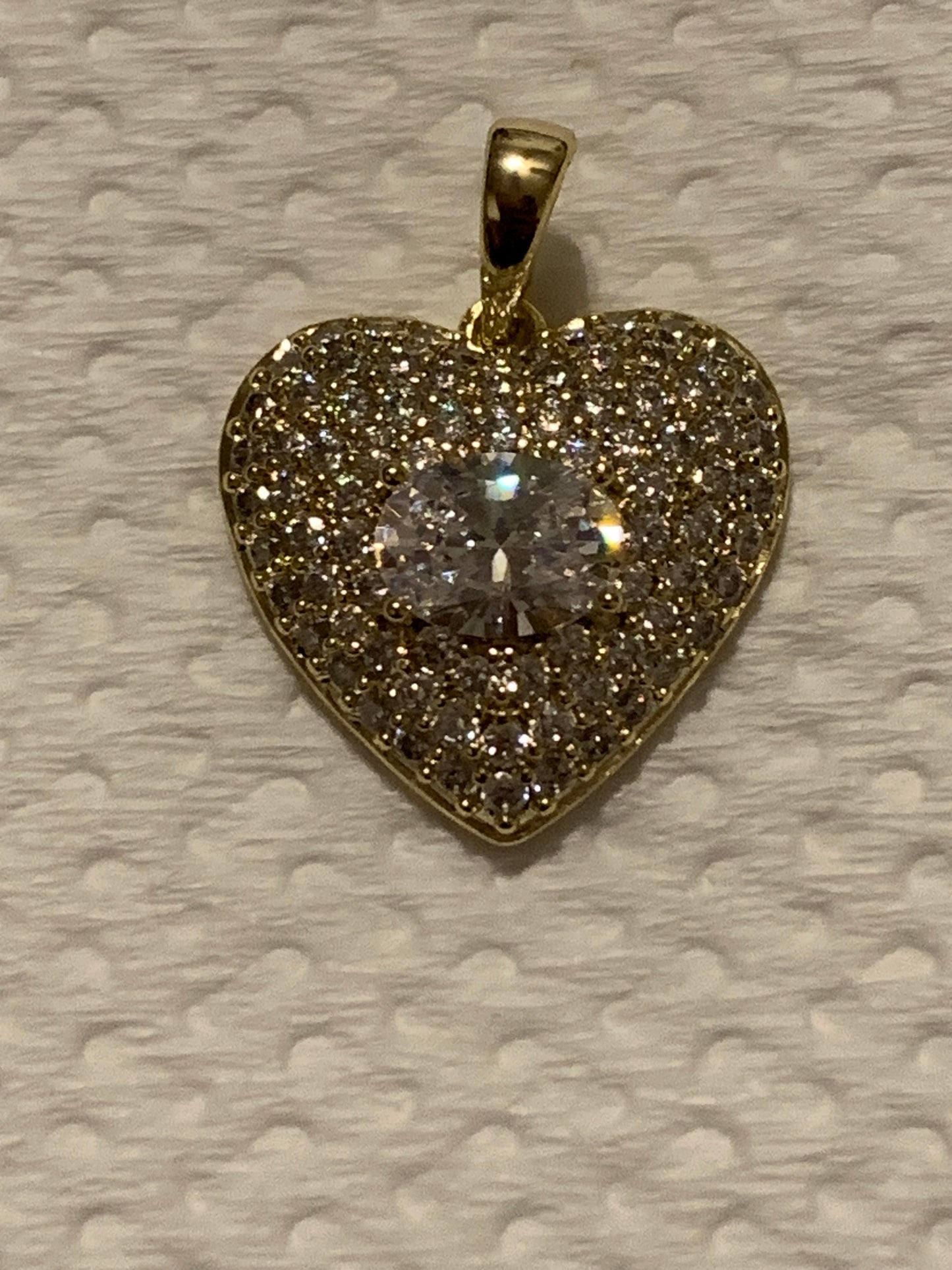 Heart Gold Plated 14k Pendent