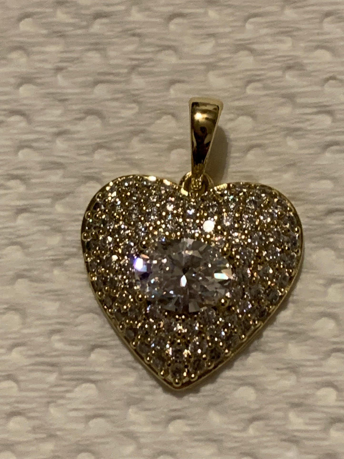 Heart Gold Plated 14k Pendent